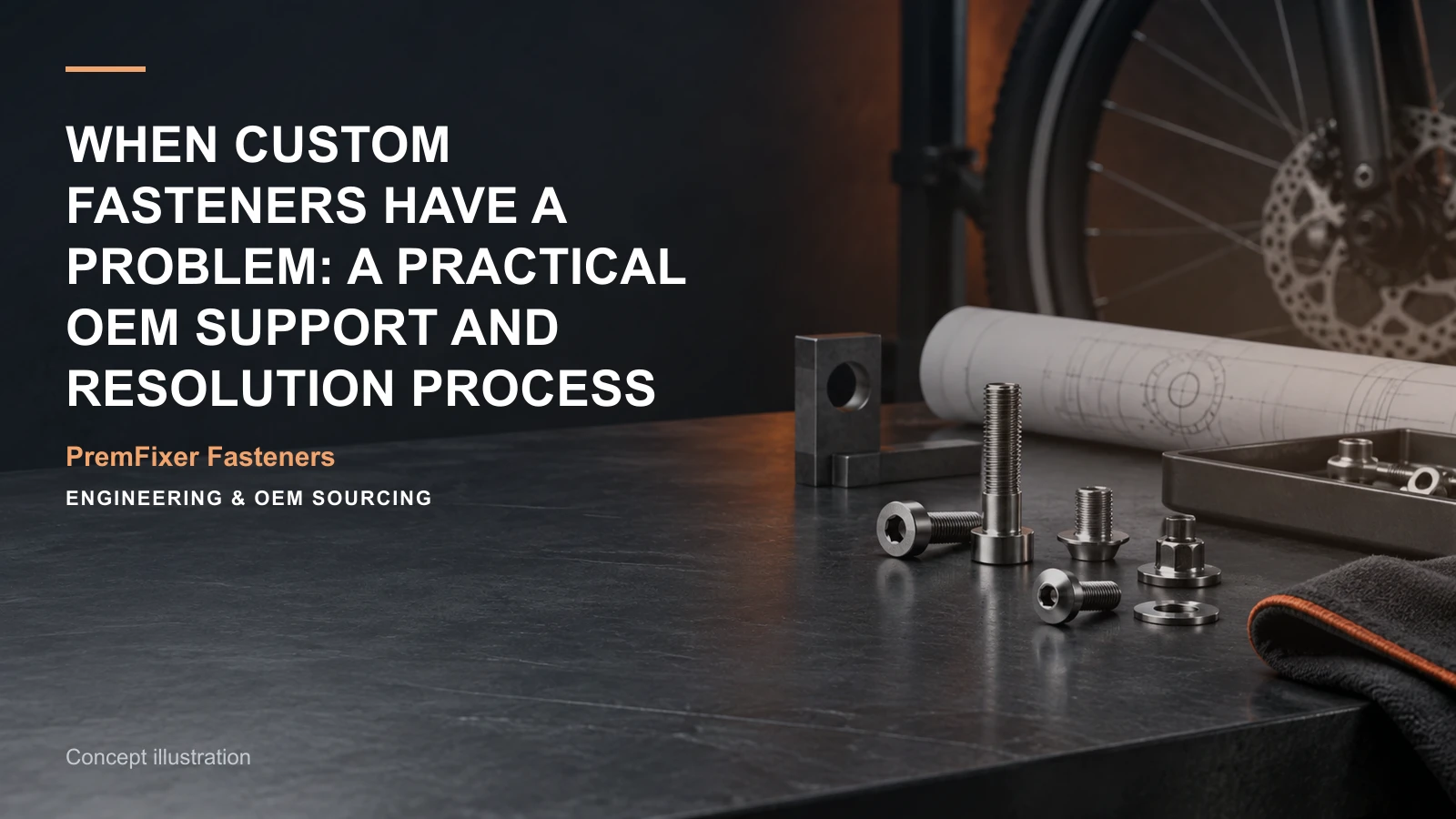 Concept illustration for When Custom Fasteners Have a Problem: A Practical OEM Support and Resolution Process.