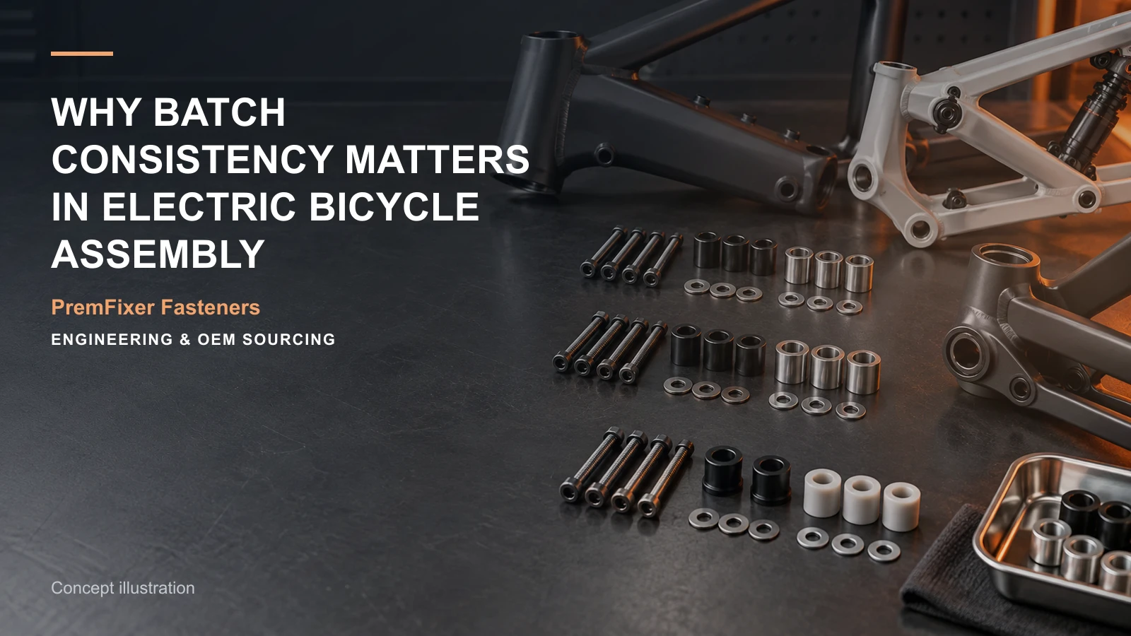 Concept illustration for Why Batch Consistency Matters in Electric Bicycle Assembly.