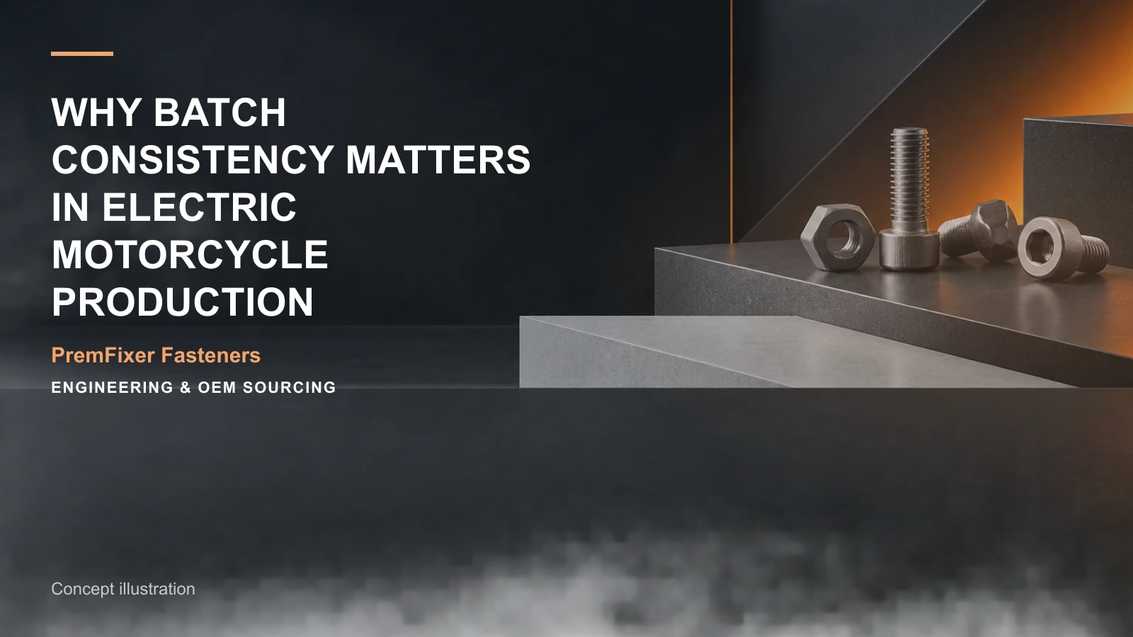 Concept illustration for Why Batch Consistency Matters in Electric Motorcycle Production.