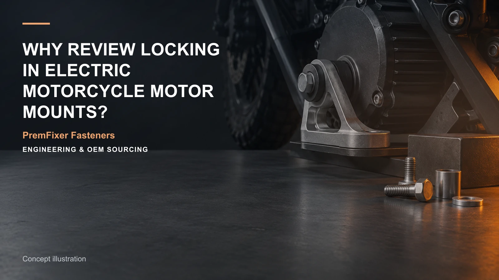 Concept illustration for Why Review Locking in Electric Motorcycle Motor Mounts?.