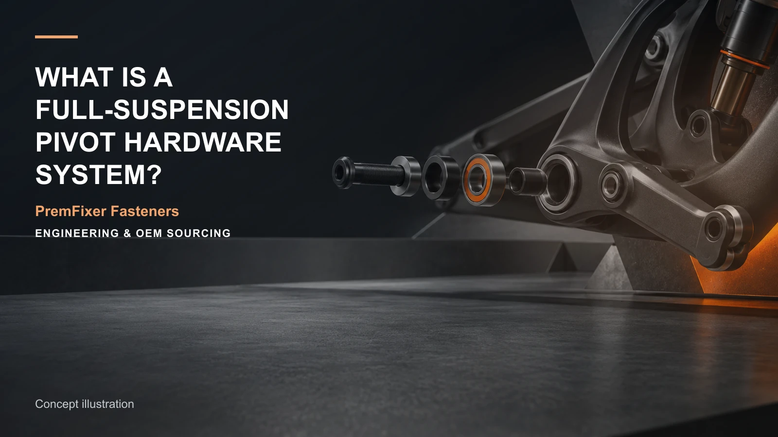 Concept illustration for What Is a Full-Suspension Pivot Hardware System?.