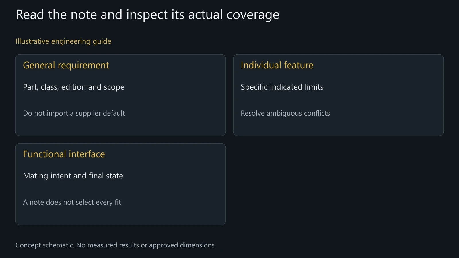 Concept drawing-coverage map without numerical tolerance tables, released limits or measured conformity results.