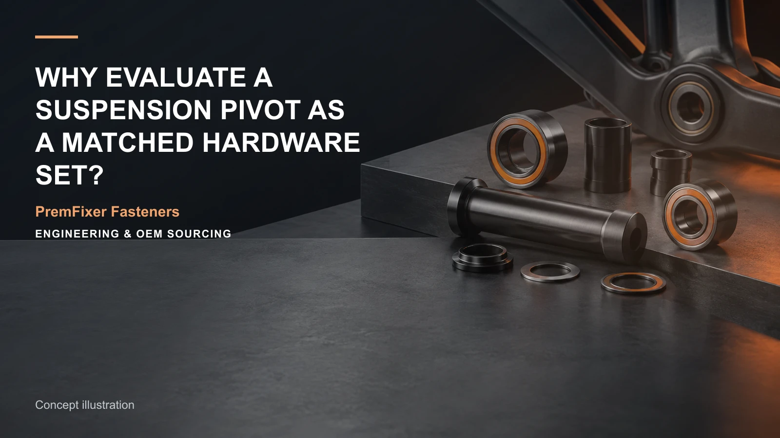 Concept illustration for Why Evaluate a Suspension Pivot as a Matched Hardware Set?.
