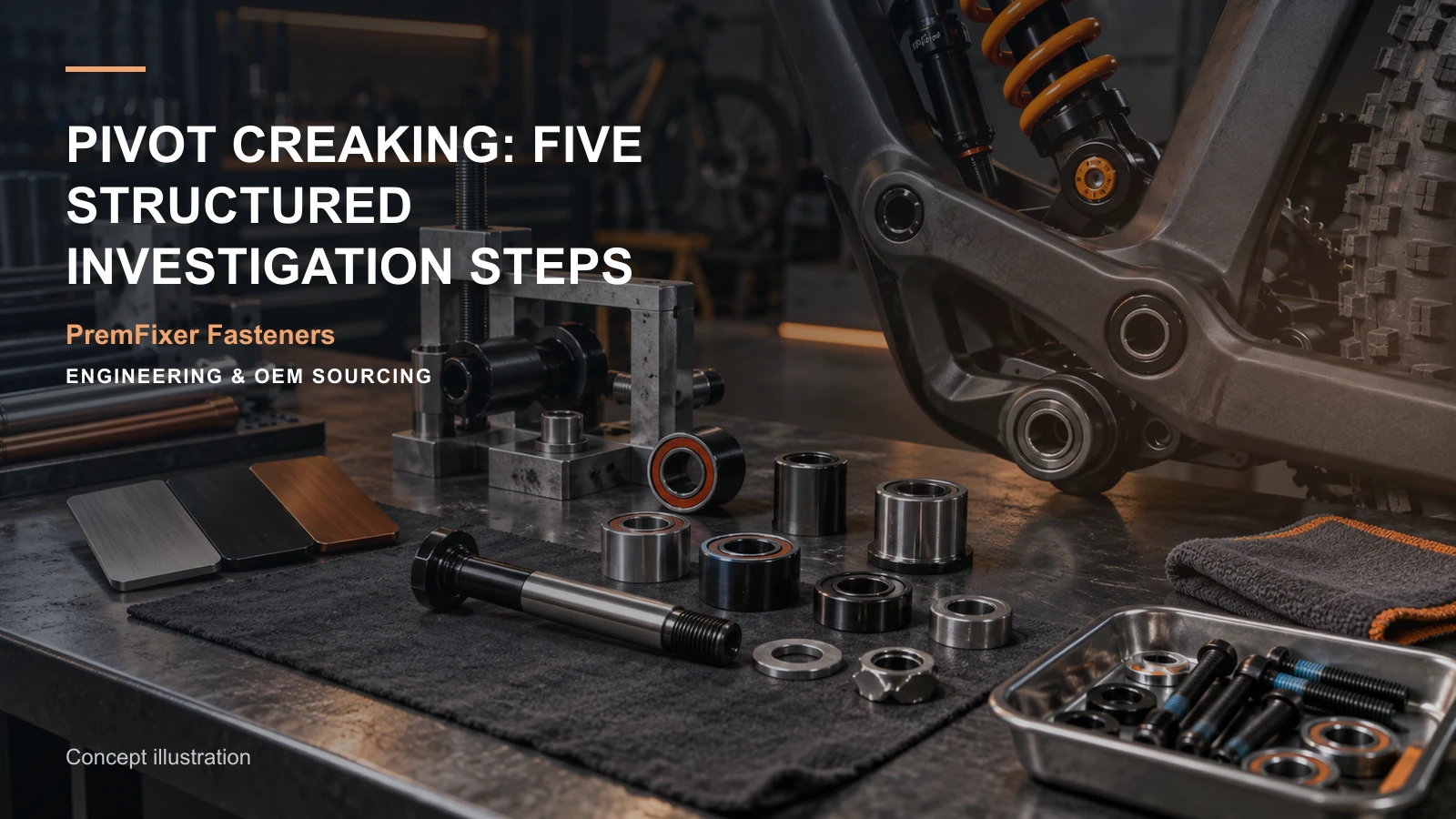 Concept illustration for Pivot Creaking: Five Structured Investigation Steps.
