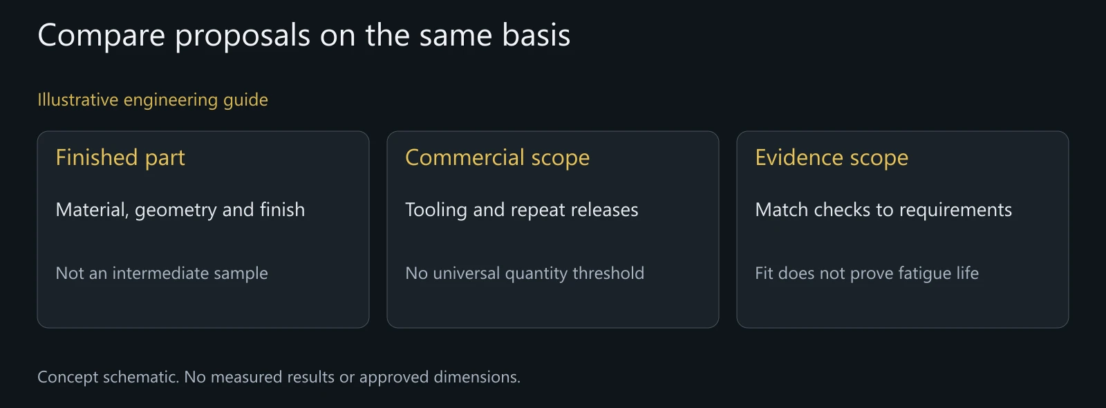 Illustrative manufacturing comparison, not process qualification or confirmation of thread-grinding equipment.