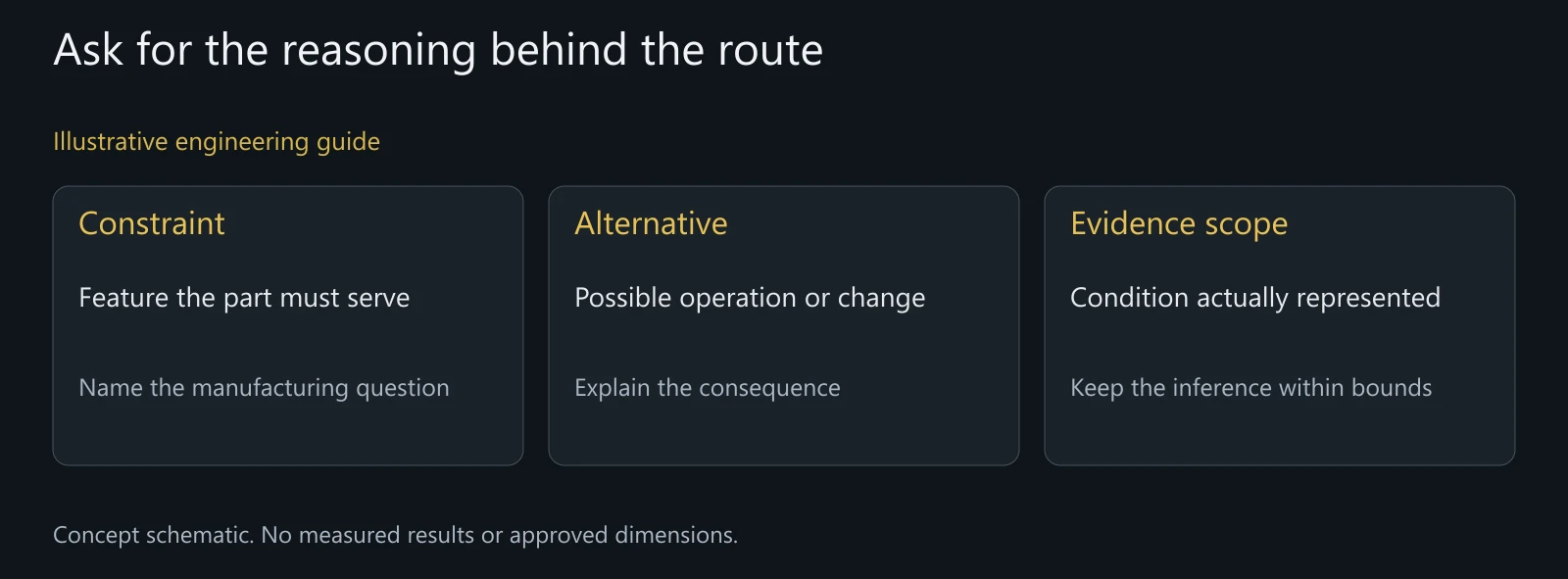 Concept feature review, not a claim that a specific internal record system or customer history has been verified.
