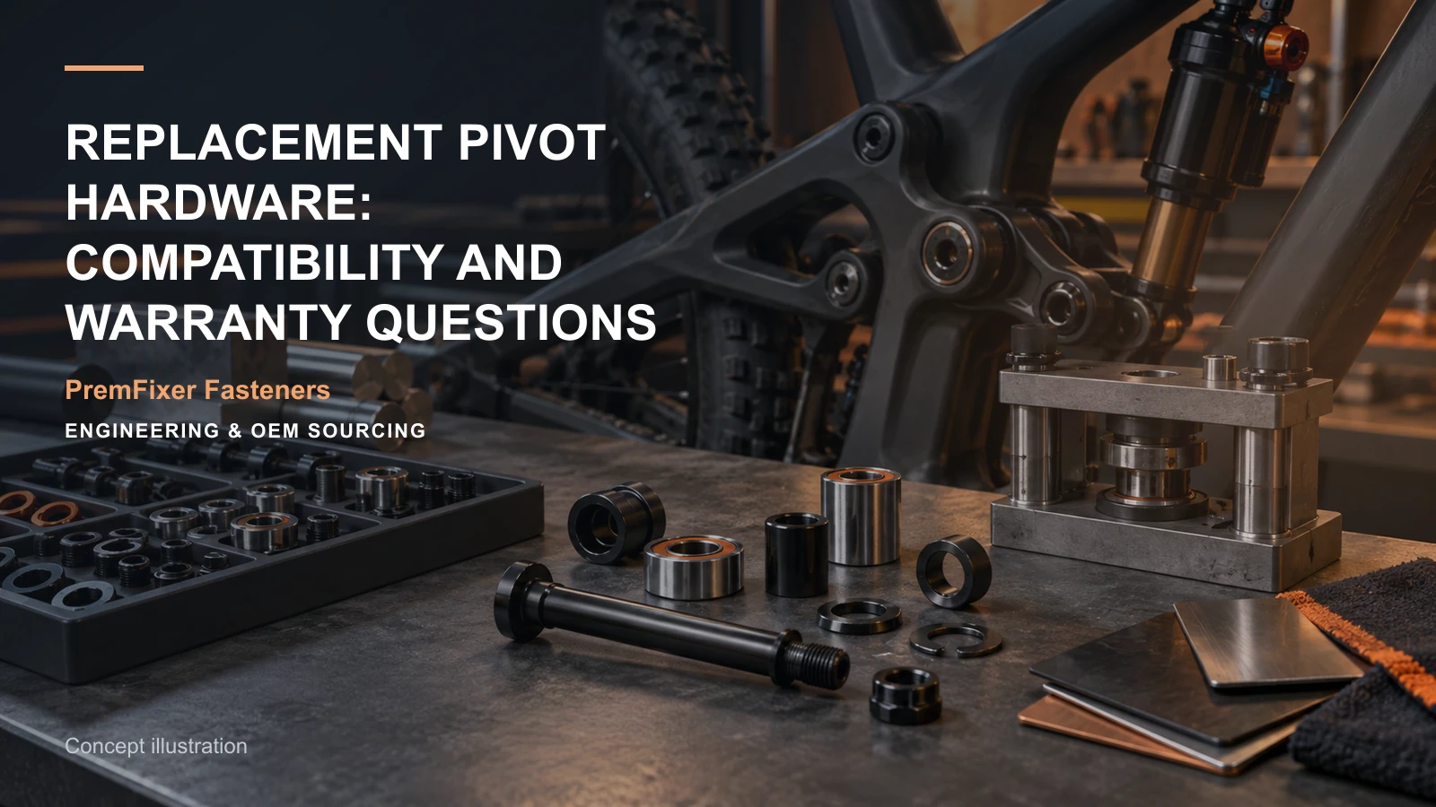 Concept illustration for Replacement Pivot Hardware: Compatibility and Warranty Questions.
