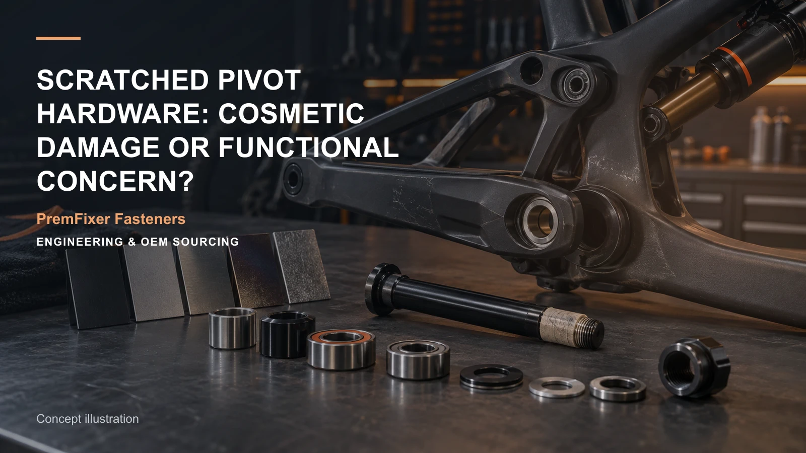 Concept illustration for Scratched Pivot Hardware: Cosmetic Damage or Functional Concern?.