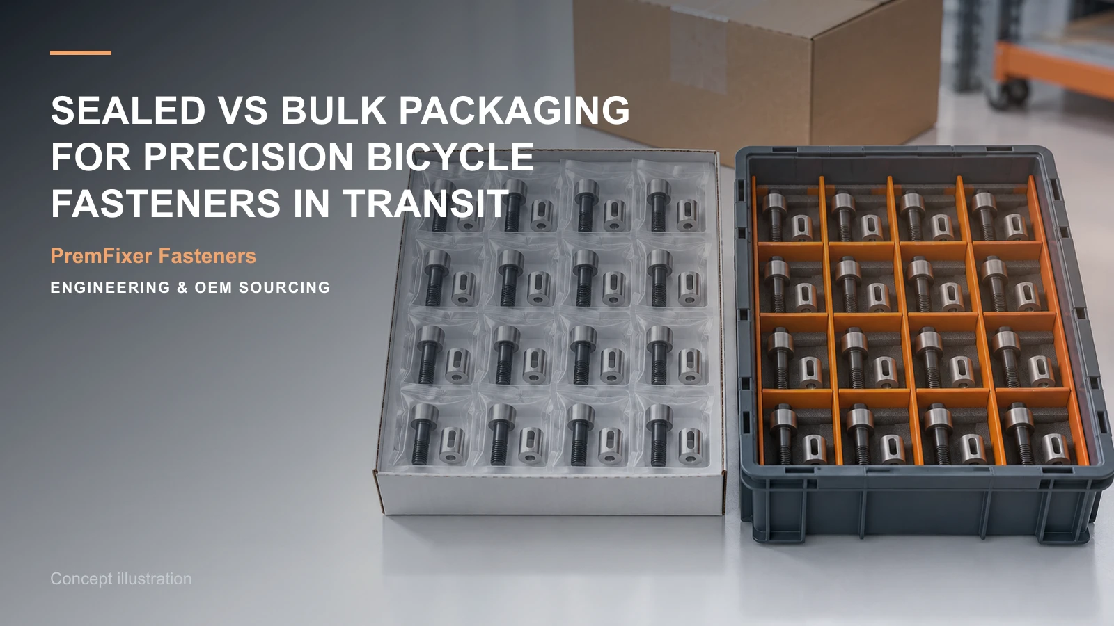 Conceptual engineering workspace introducing sealed precision-hardware packaging for bicycle and electric-mobility OEM teams.