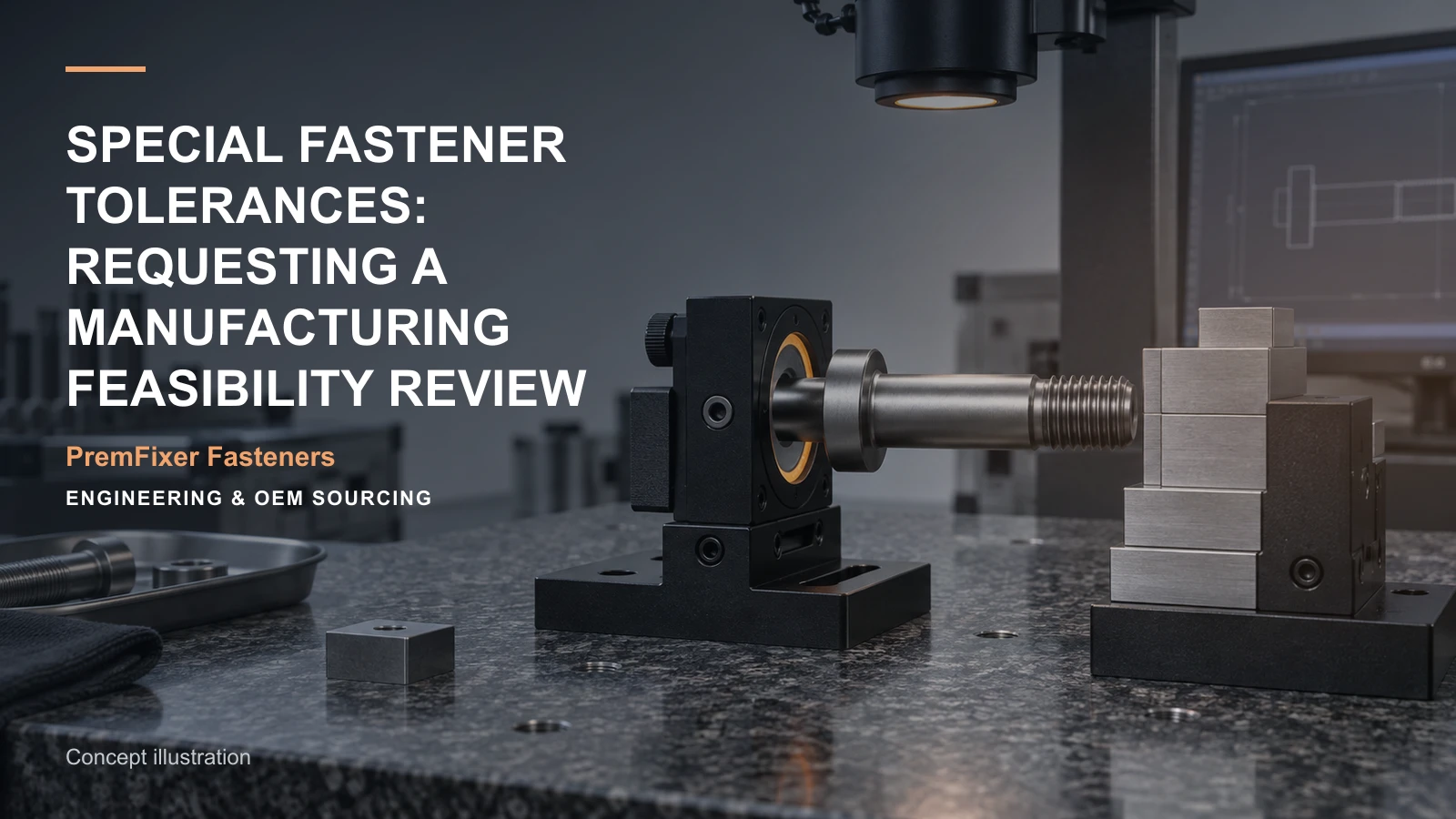 Conceptual engineering workspace introducing special-tolerance machining for bicycle and electric-mobility OEM teams.