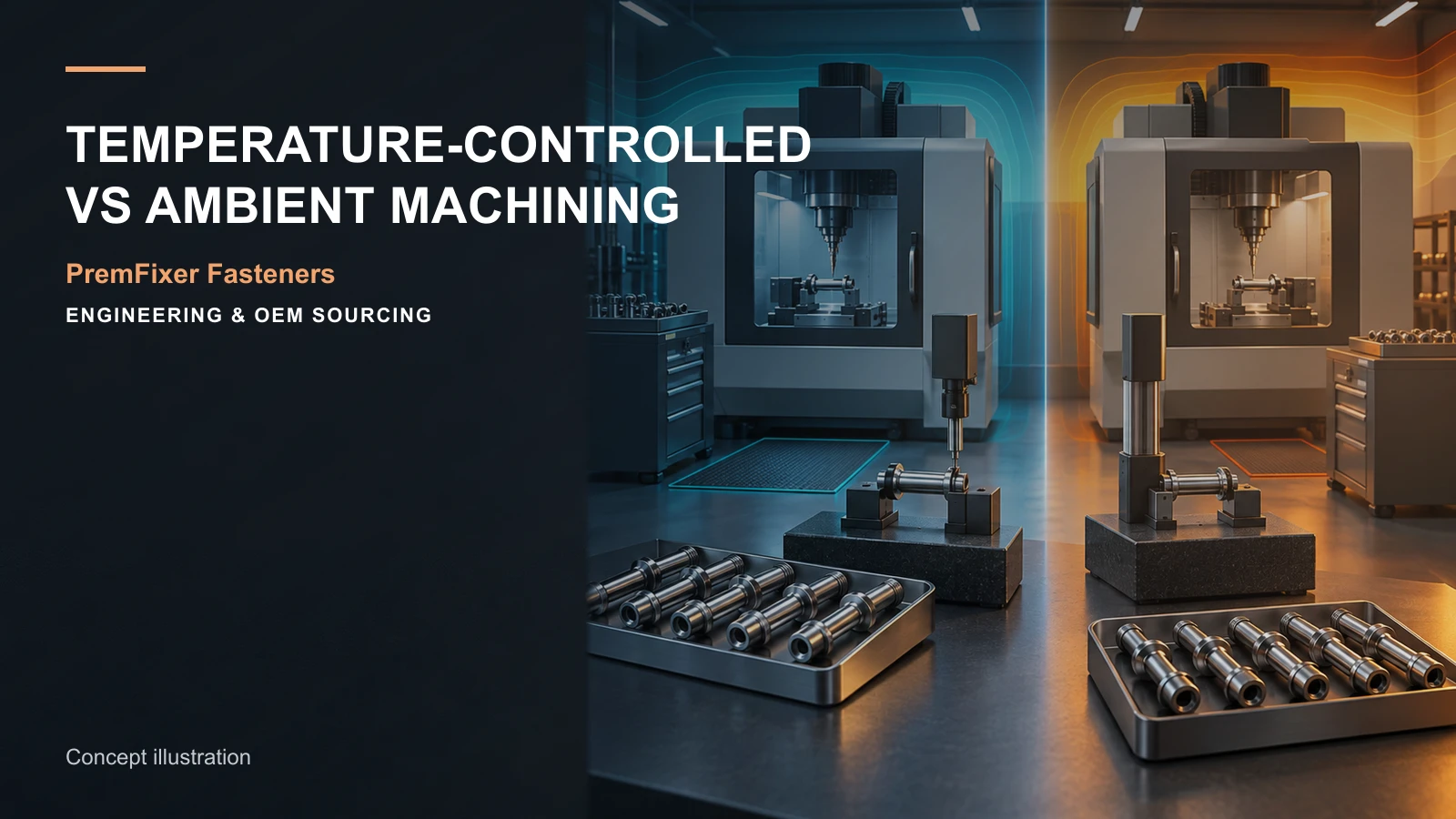 Conceptual engineering workspace introducing temperature-controlled fastener production for bicycle and electric-mobility OEM teams.