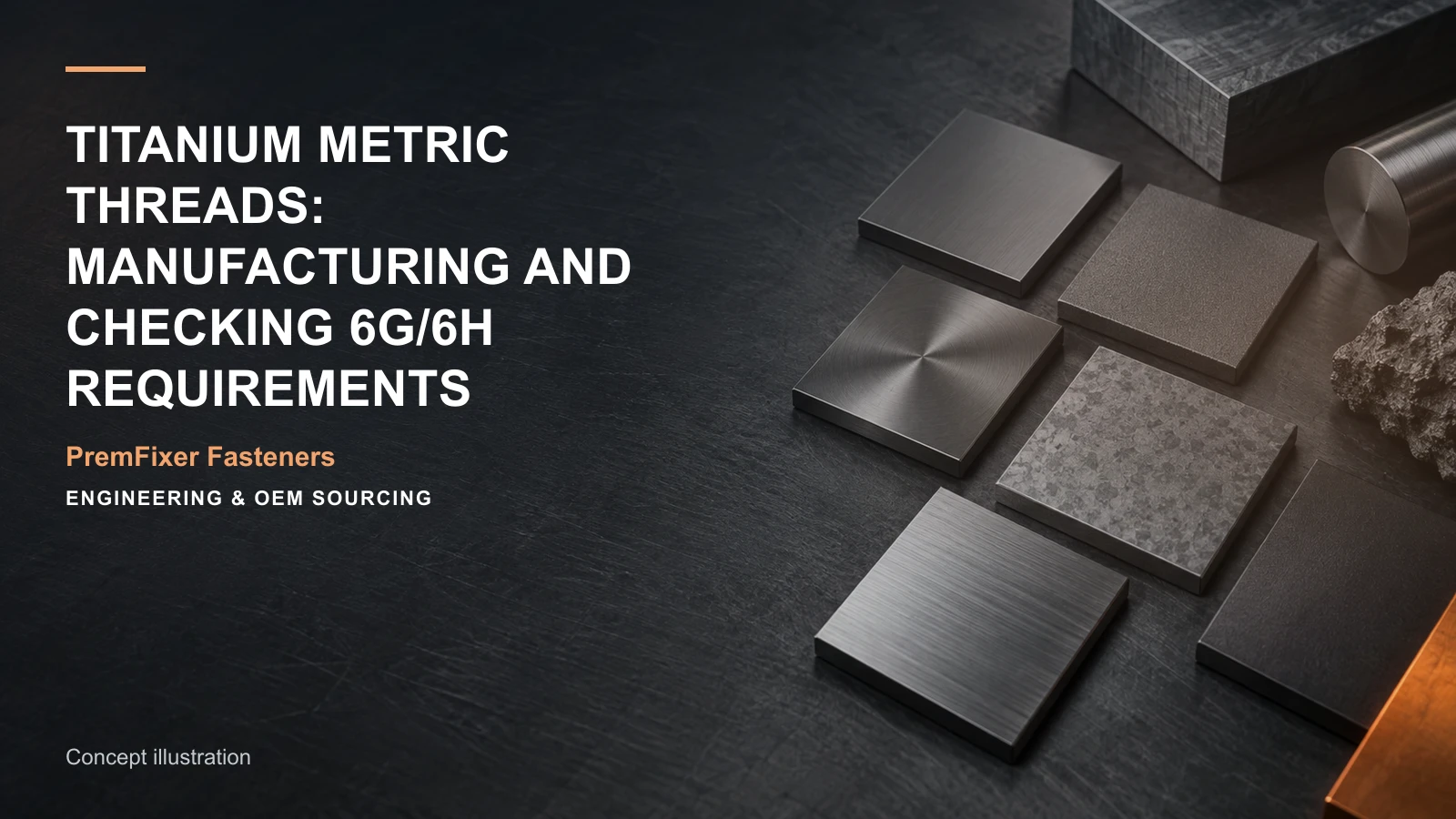 Conceptual engineering workspace introducing titanium metric threads for bicycle and electric-mobility OEM teams.