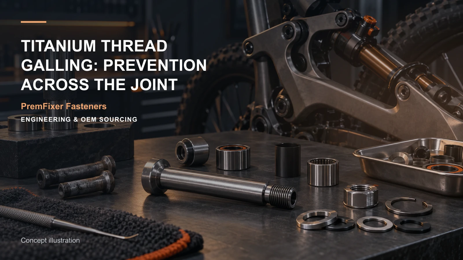 Concept illustration for Titanium Thread Galling: Prevention Across the Joint.