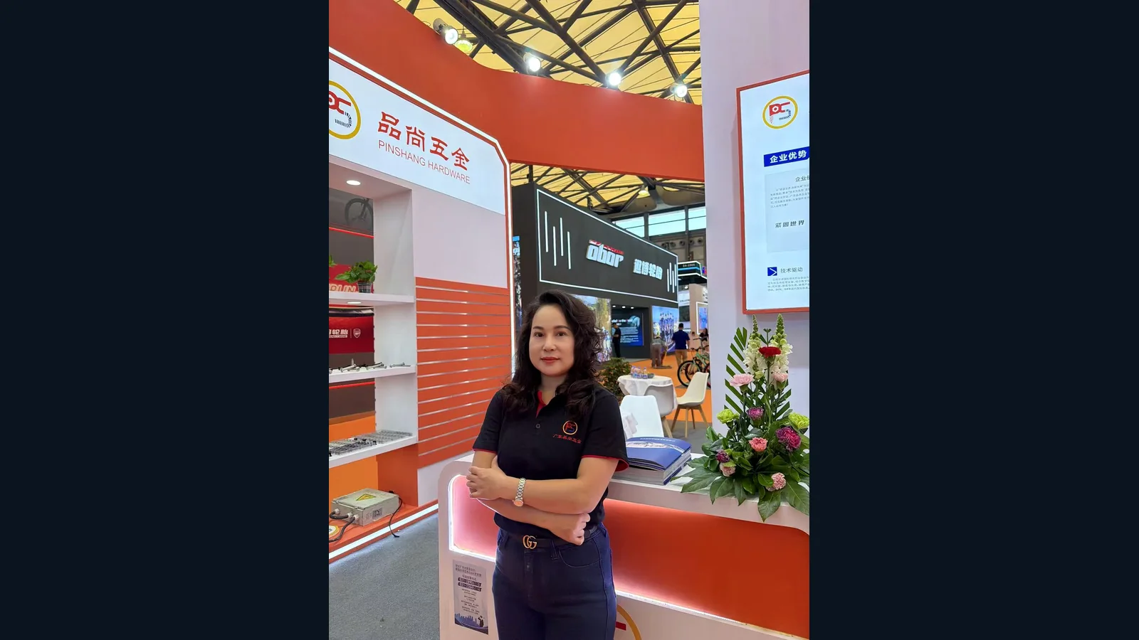 PremFixer customer service representative at the exhibition booth