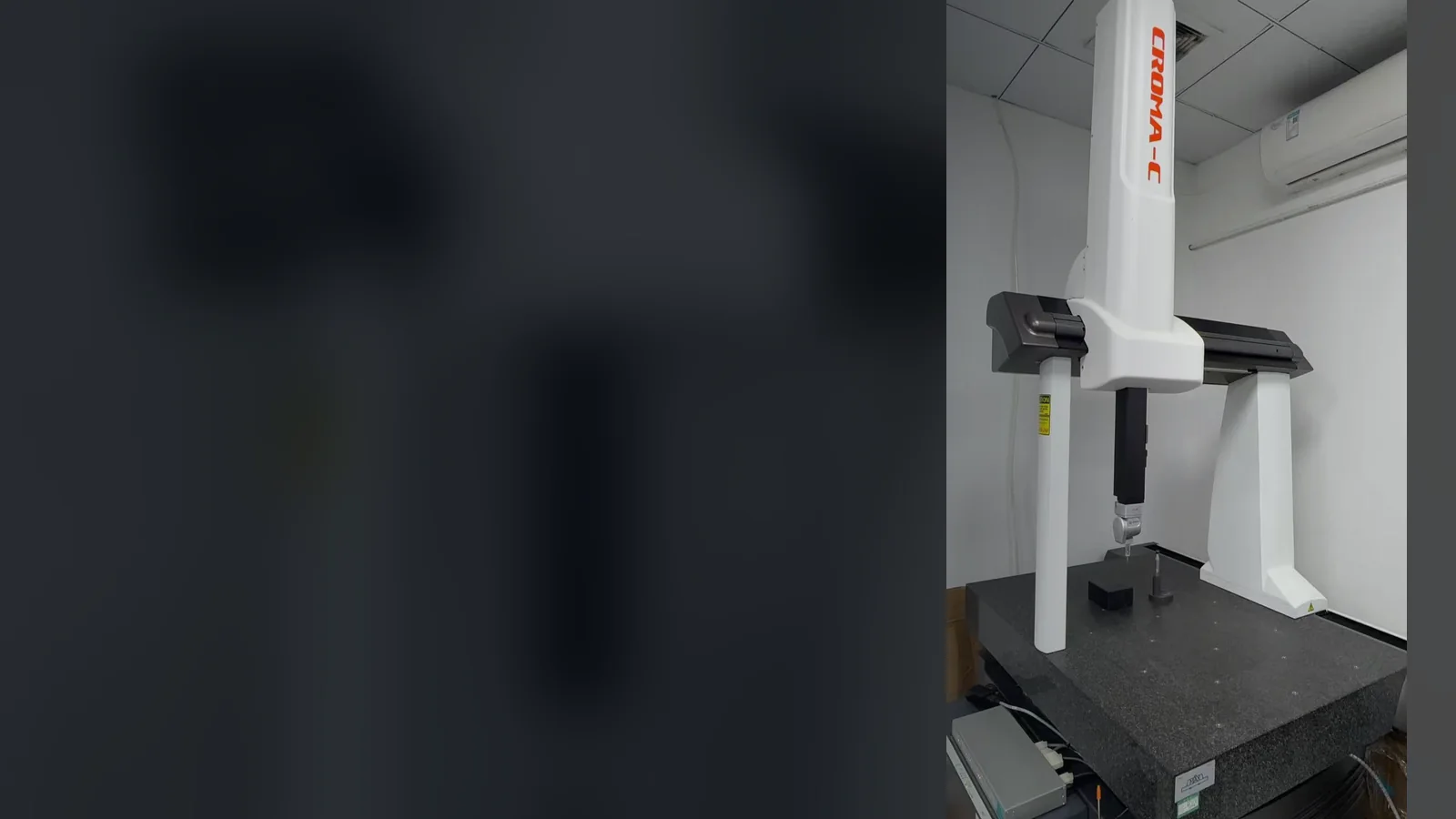 PremFixer coordinate measuring machine in the quality inspection room