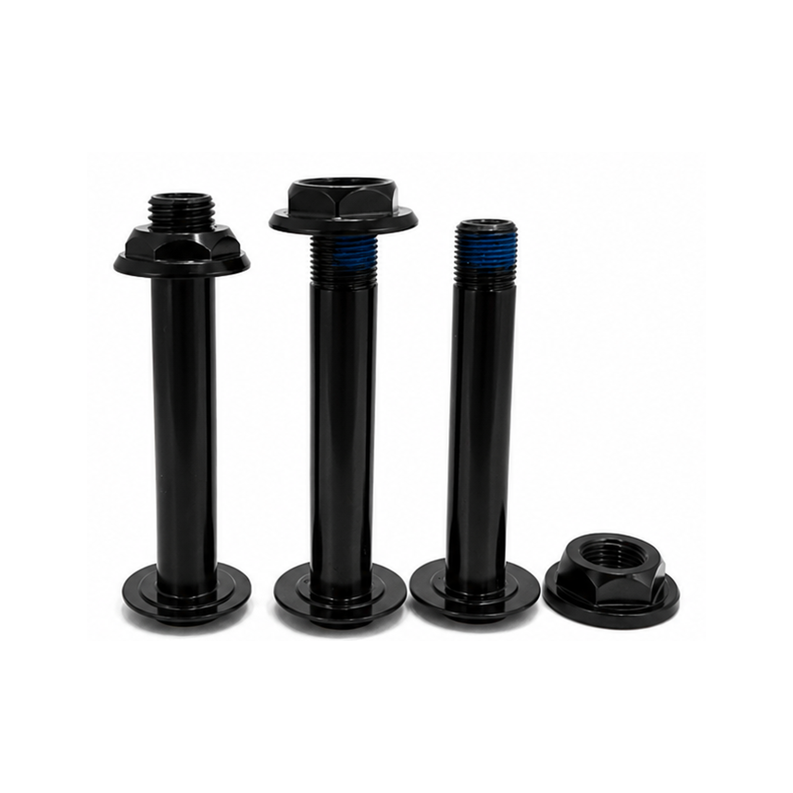 Custom suspension pivot bolt for bicycle frame linkage