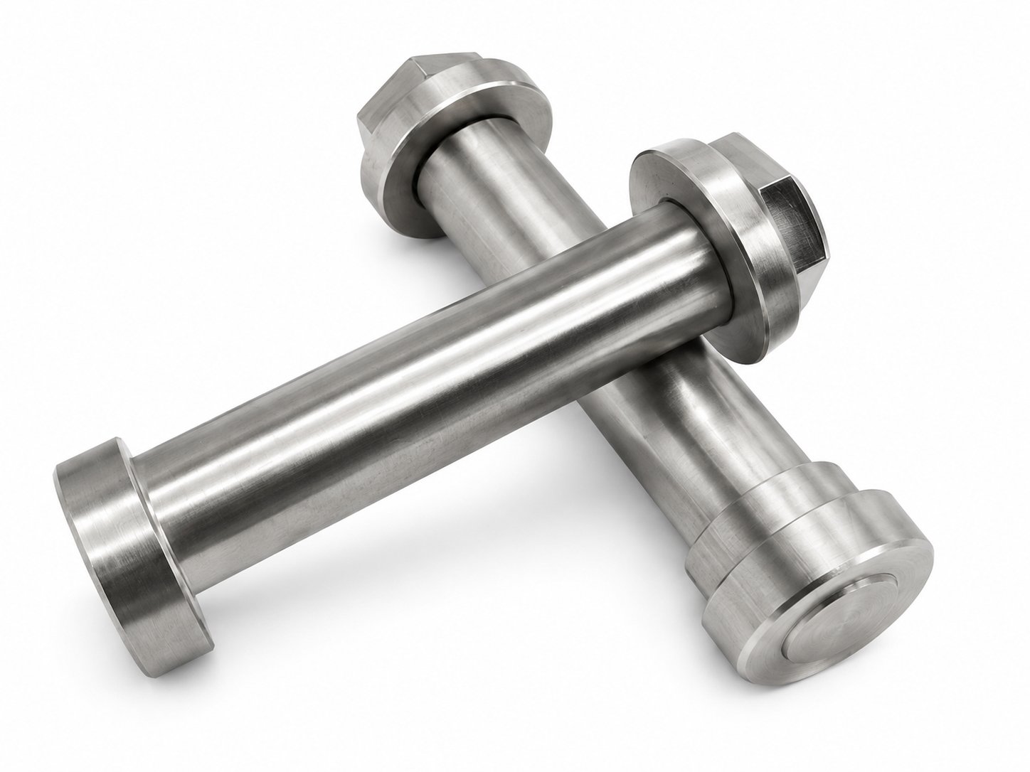 Bicycle frame pivot axle with precision ground surface