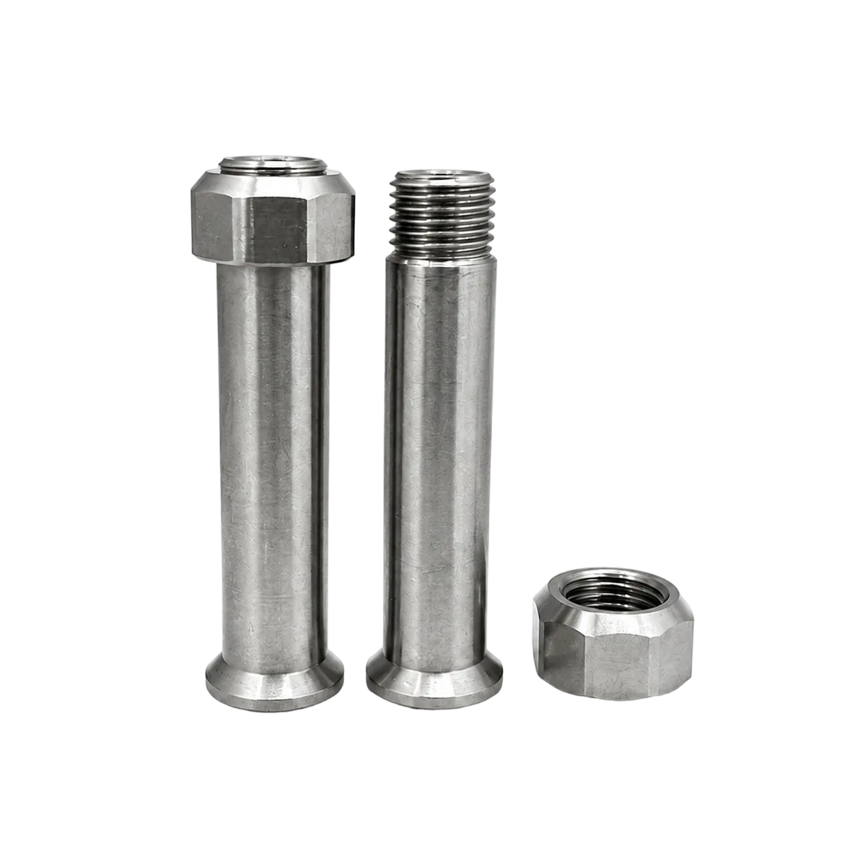 Custom frame pivot bolt for bicycle suspension linkage