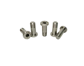 PS-D01 countersunk pivot bolts with shoulders and partial external threads