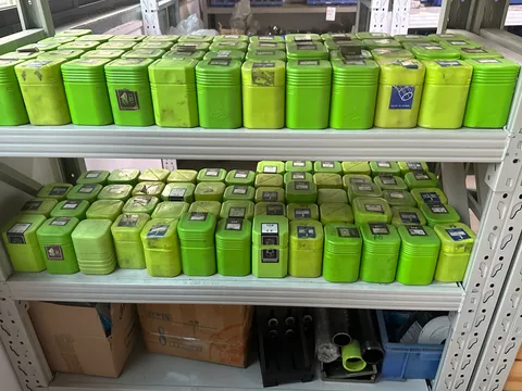 Labelled tooling storage boxes in the PremFixer workshop