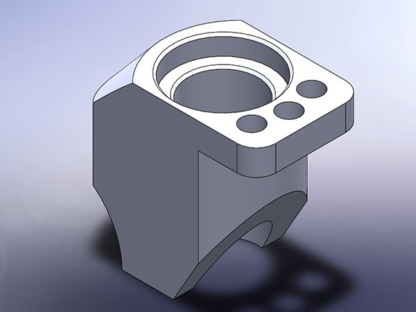 PS-B04 post mount brake boss render