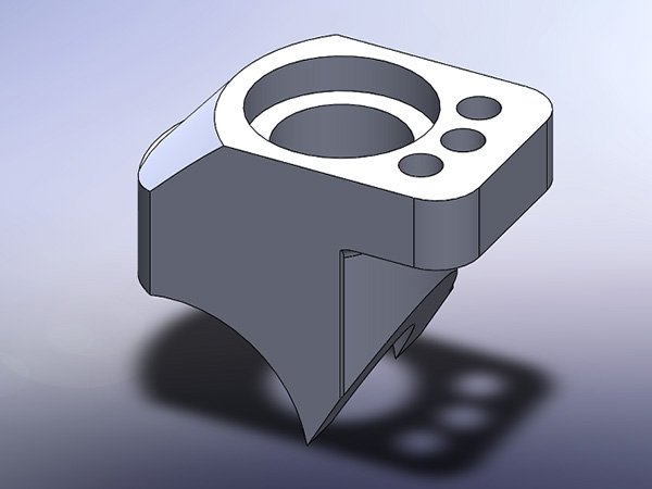 PS-B06 post mount brake boss render