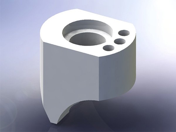PS-B10 post mount brake boss render