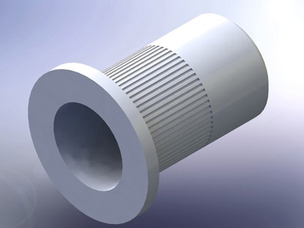 PS-E22 M5 Bottle Boss Weld Nut render