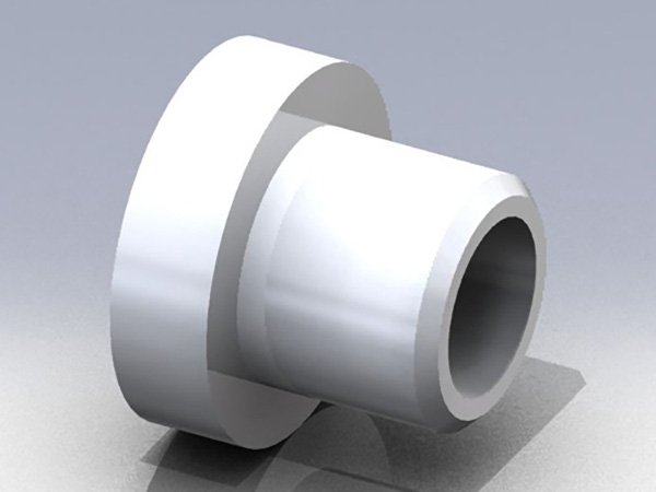 PS-E27 M6 Bottle Boss Weld Nut render
