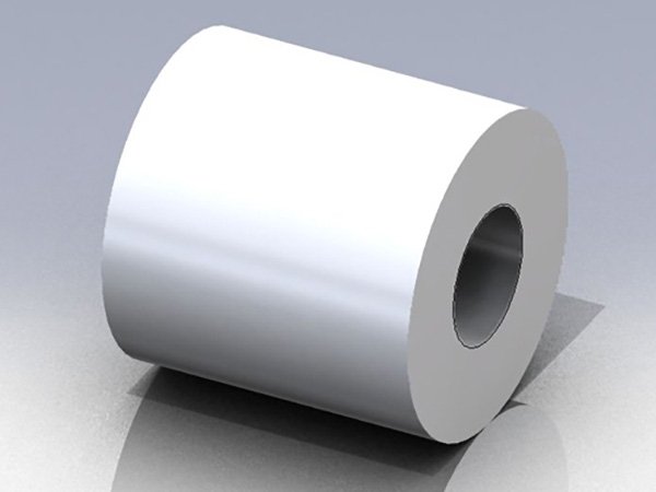 PS-E35 M5 Bottle Boss Weld Nut render