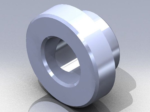 PS-E40 Embedded Weld Nut render