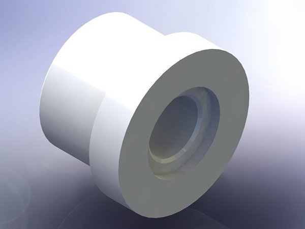 PS-E49 M4 Bottle Boss Weld Nut render
