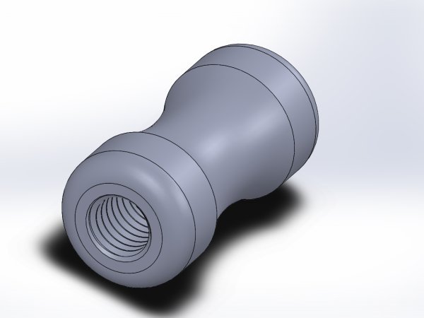 PS-E55 Rack Mount Weld Nut render