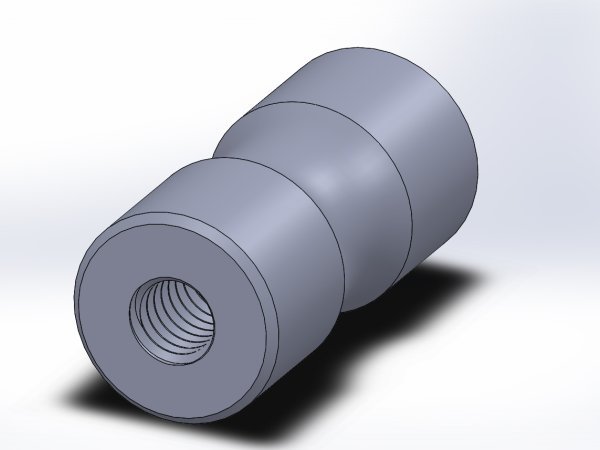 PS-E58 Rack Mount Weld Nut render