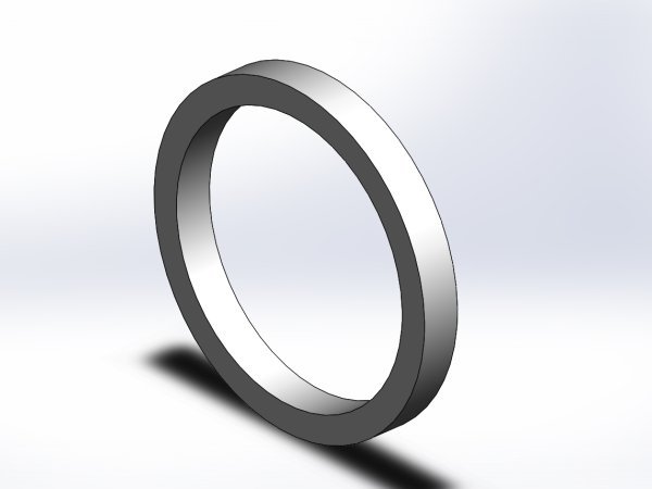 PS-H04 PS-H04 Spacer Washer engineering render