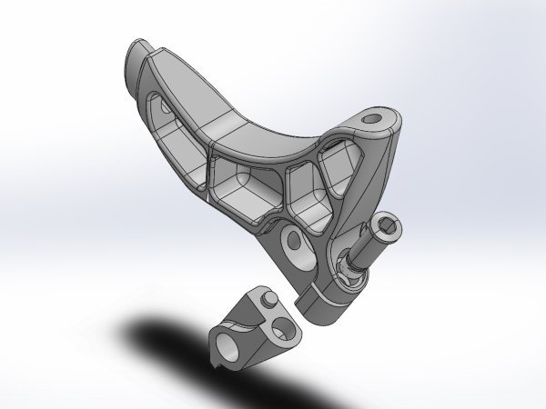 PS-K06 Right Dropout Hanger render