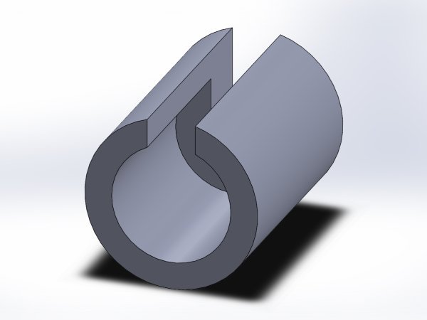 PS-L08 single cable stop guide render