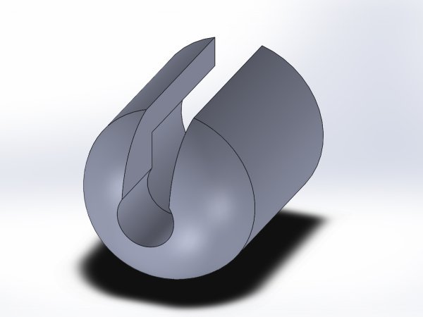 PS-L09 single cable stop guide render