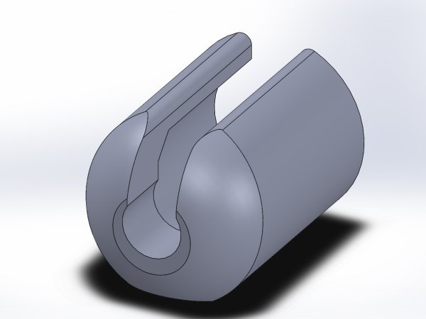 PS-L12 single cable stop guide render