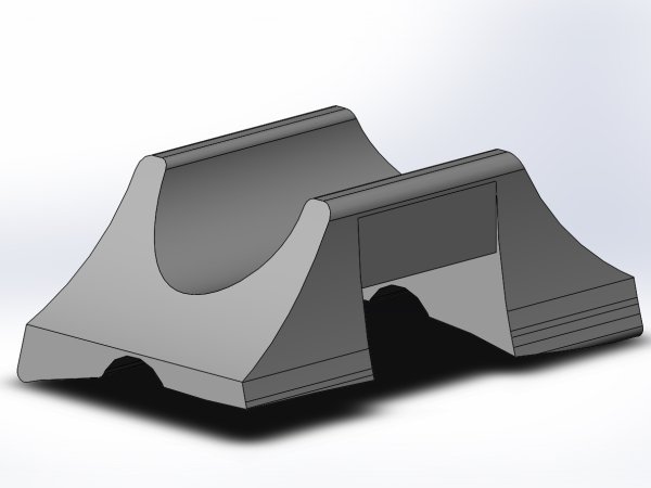 PS-L120 single cable stop guide render