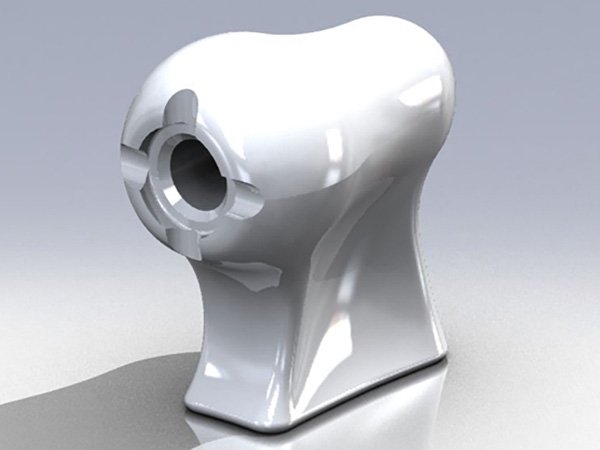 PS-L130 single cable stop guide render