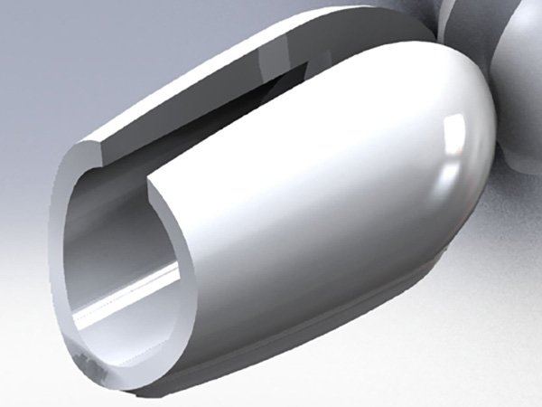 PS-L159 single cable stop guide render