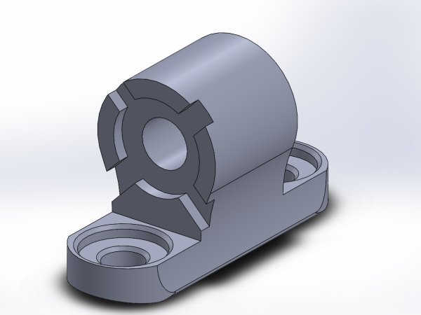PS-L184 single cable stop guide render