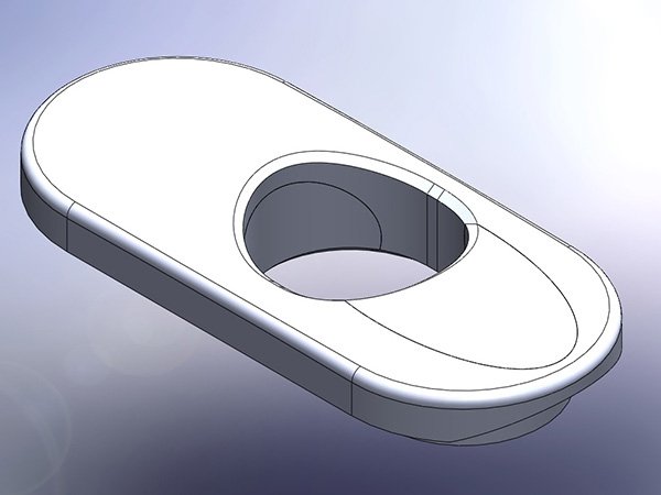 PS-L197 single cable stop guide render