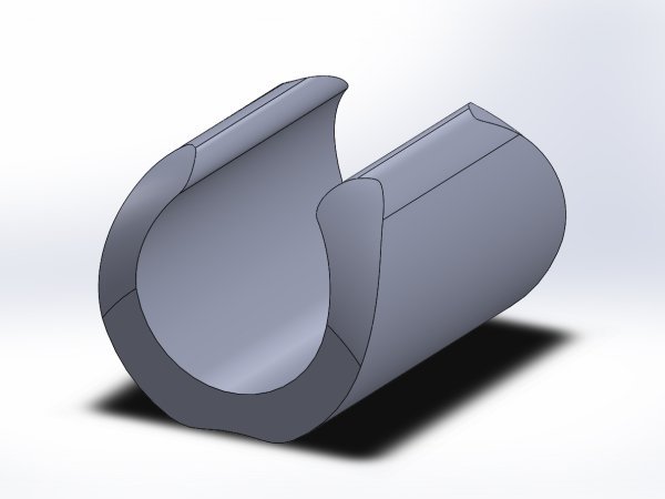 PS-L204 single cable stop guide render