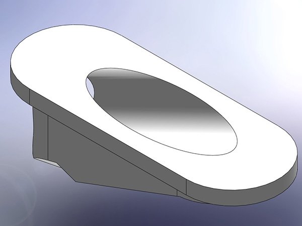 PS-L241 single cable stop guide render
