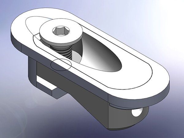 PS-L252 single cable stop guide render