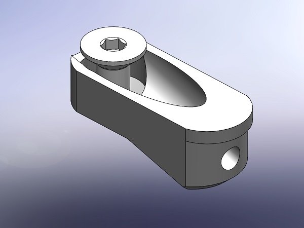 PS-L253 single cable stop guide render