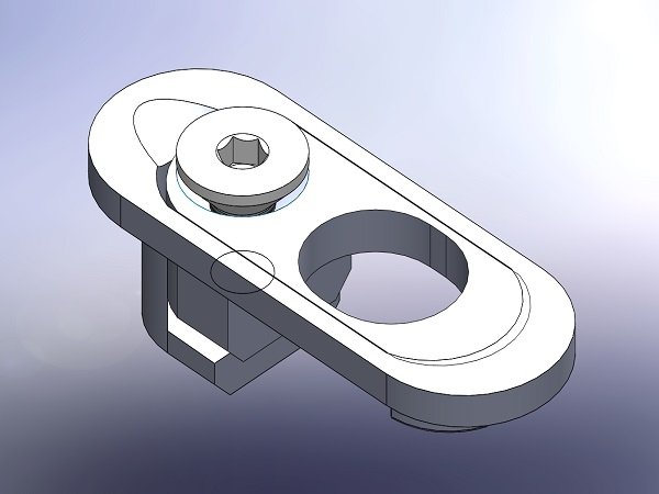 PS-L259 single cable stop guide render