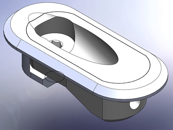 PS-L275 single cable stop guide render